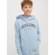 Jack & Jones Junior hoodie i sort til drenge