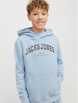 Jack & Jones Junior hoodie i sort til drenge