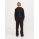 Jack & Jones Junior crew sweatshirt i sort til drenge