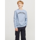 Jack & Jones Junior crew sweatshirt i sort til drenge