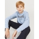 Jack & Jones Junior crew sweatshirt i sort til drenge