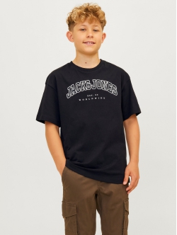 Jack & Jones Junior T-shirt i sort til drenge