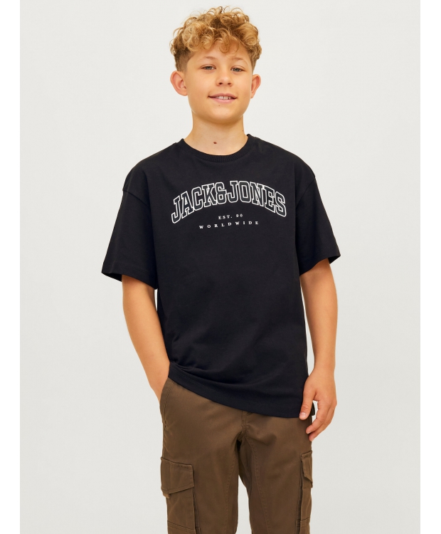 Jack & Jones Junior T-shirt i sort til drenge