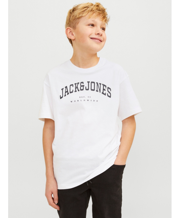 Jack & Jones Junior T-shirt i hvid til drenge