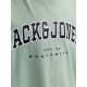 Jack & Jones Junior T-shirt i støvet grøn til drenge