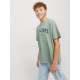 Jack & Jones Junior T-shirt i støvet grøn til drenge