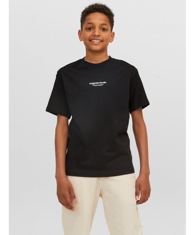 Jack & Jones Junior T-shirt i sort til drenge