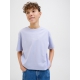 Jack & Jones Junior T-shirt i Cosmic Sky med tekst print til drenge