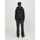 Jack & Jones Junior hoodie i sort med tekst print til drenge