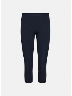 DECOY capri leggins i bambus i navy til kvinder.