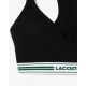 Lacoste bomuldsbralet i sort til kvinder