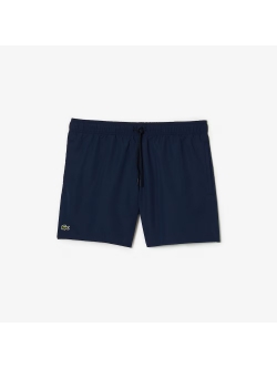 Lacoste Letvægts svømmeshorts i mørkeblå til herre