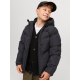 Jack & Jones Junior pufferjakke i sort til drenge