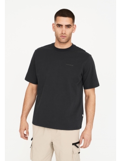 Resteröds t-shirt med ryg-print i sort til herre