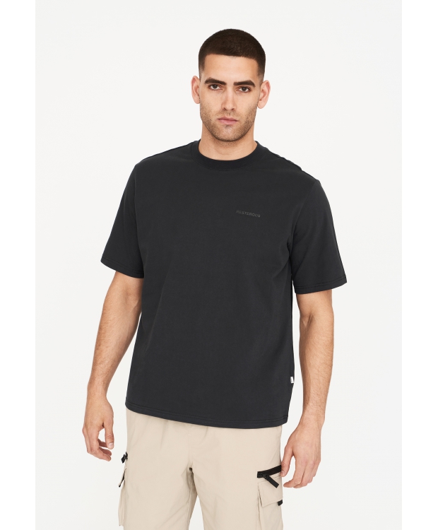 Resteröds t-shirt med ryg-print i sort til herre