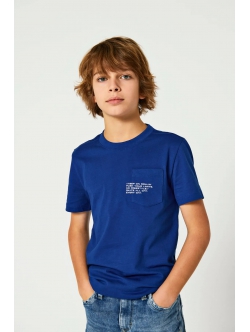 KIDS ONLY KOBMARINUS marineblå T-shirt drenge str. 146/152