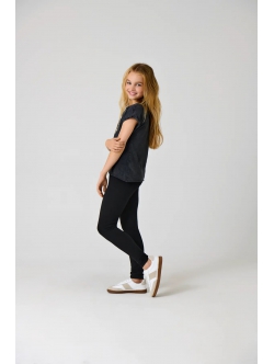 KIDS ONLY KOGNILLE sorte leggings til piger – str. 110/116–158/164