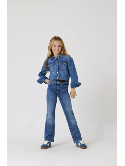 KIDS ONLY KOGJUICY wide fit jeans i blå til piger