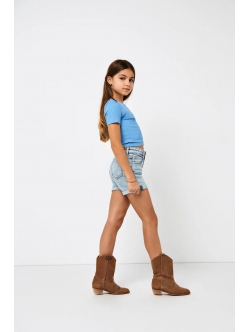 KIDS ONLY shorts i Lyseblå til piger, størrelser 116, 122, 134, 140, 146, 152, 158, 164