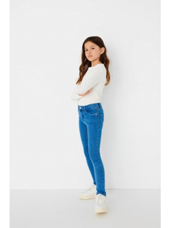 KIDS ONLY KONRAIN denim skinny fit jeans i lyseblå til piger