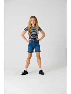 KIDS ONLY KOGPHINE regular fit shorts i mørkeblå til piger