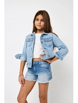 KIDS ONLY KOGSARA lyseblå denim jakke til piger