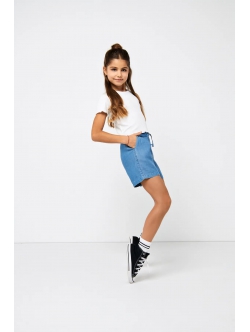 KIDS ONLY KOGPEMA denim shorts i lyseblå til piger