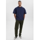 Resteröds t-shirt i navy til herre | Oversized |
