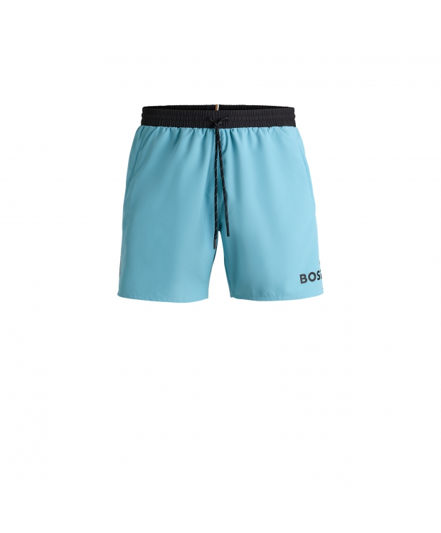 BOSS Starfish Badeshorts i Pastel blå til herre