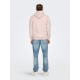 ONLY & SONS Hættetrøje i Barely Pink til herre
