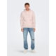 ONLY & SONS Hættetrøje i Barely Pink til herre