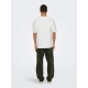 ONLY & SONS O-neck T-Shirt i hvid til herre
