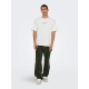 ONLY & SONS O-neck T-Shirt i hvid til herre