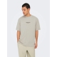 ONLY & SONS O-neck T-Shirt i Silver Lining til herre