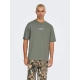 ONLY & SONS O-neck T-Shirt i Castor Gray til herre