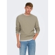 ONLY & SONS Striktrøje i beige til herre