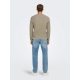 ONLY & SONS Striktrøje i beige til herre