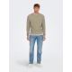 ONLY & SONS Striktrøje i beige til herre