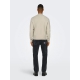 ONLY & SONS half zip i beige til herre