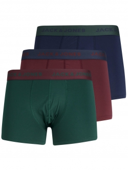 Jack & Jones 3-pak underbukser med microfiber i blandingsfarvet til herre.