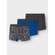 Name it 3-pak boxershorts/underbukser i Space blå til drenge