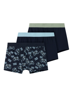 Name it 3-pak boxershorts/underbukser i Sapphire game til drenge