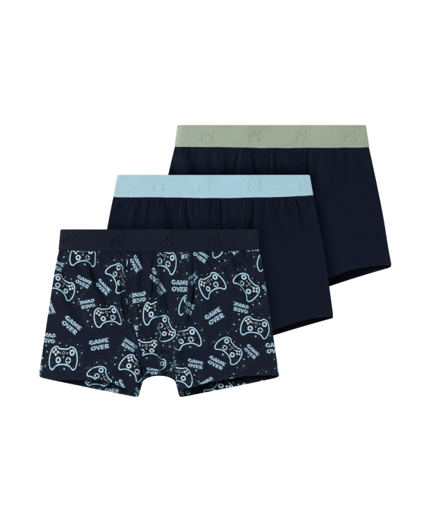 Name it 3-pak boxershorts/underbukser i Sapphire game til drenge