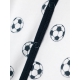 Name it pyjamas dragt i hvid m. fodbolde til børn