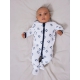 Name it pyjamas dragt i hvid m. fodbolde til børn