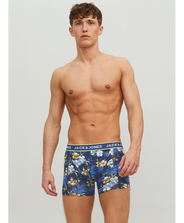 Jack & Jones 3pak printede underbukser/boksershorts i tre farver til herre