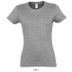 Grå t-shirt til kvinder. Rund hals – sols