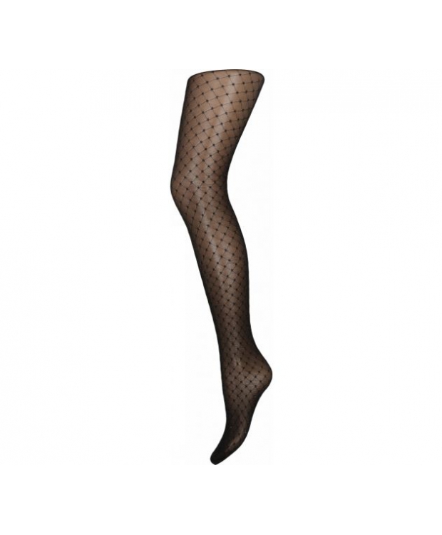 Decoy Fashion Strømpebukser i Silver Glitter - 30 Denier til Kvinder | Outlet