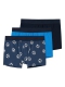 Name it 3-pak boxershorts/underbukser i blå med fodbolde til drenge