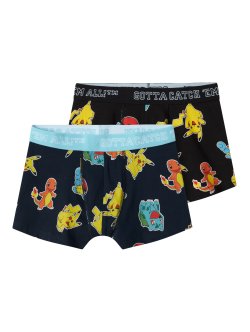 Name it 2-pak boxershorts/underbukser med Pokemon til drenge